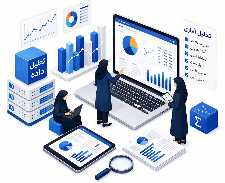 ميزان تسلط بر ابزارهاي تحليل داده